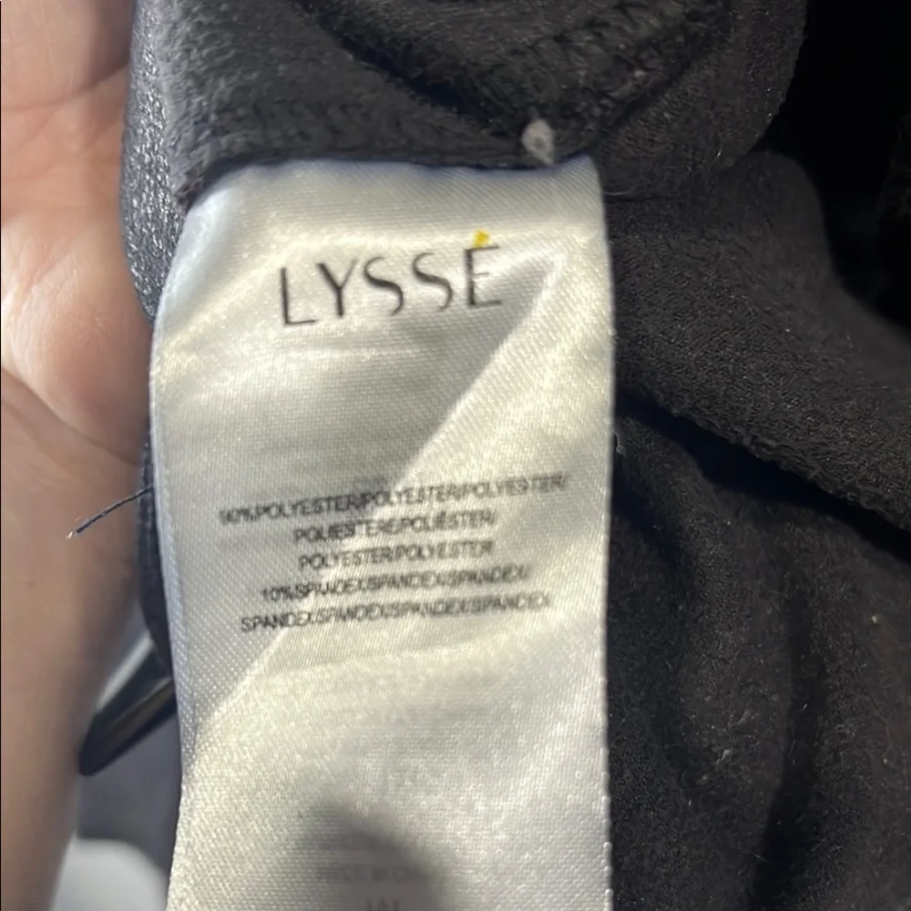 Lysse Black Vegan Suede Moto Jacket size medium